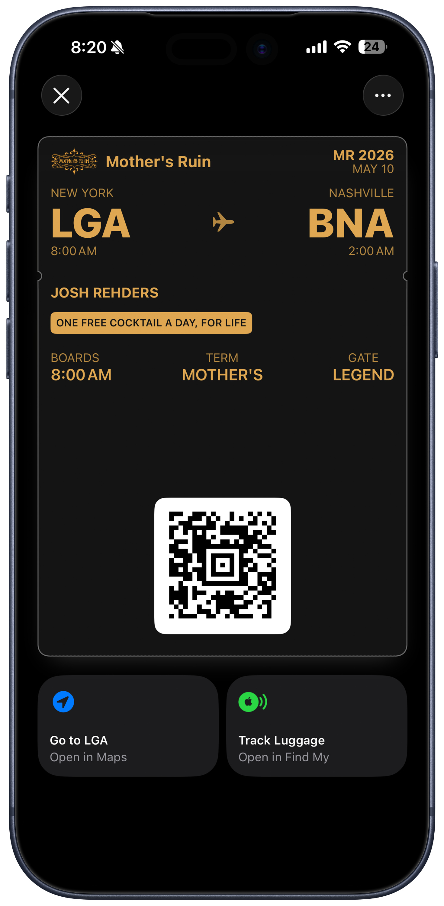 wallet pass / backend screenshot