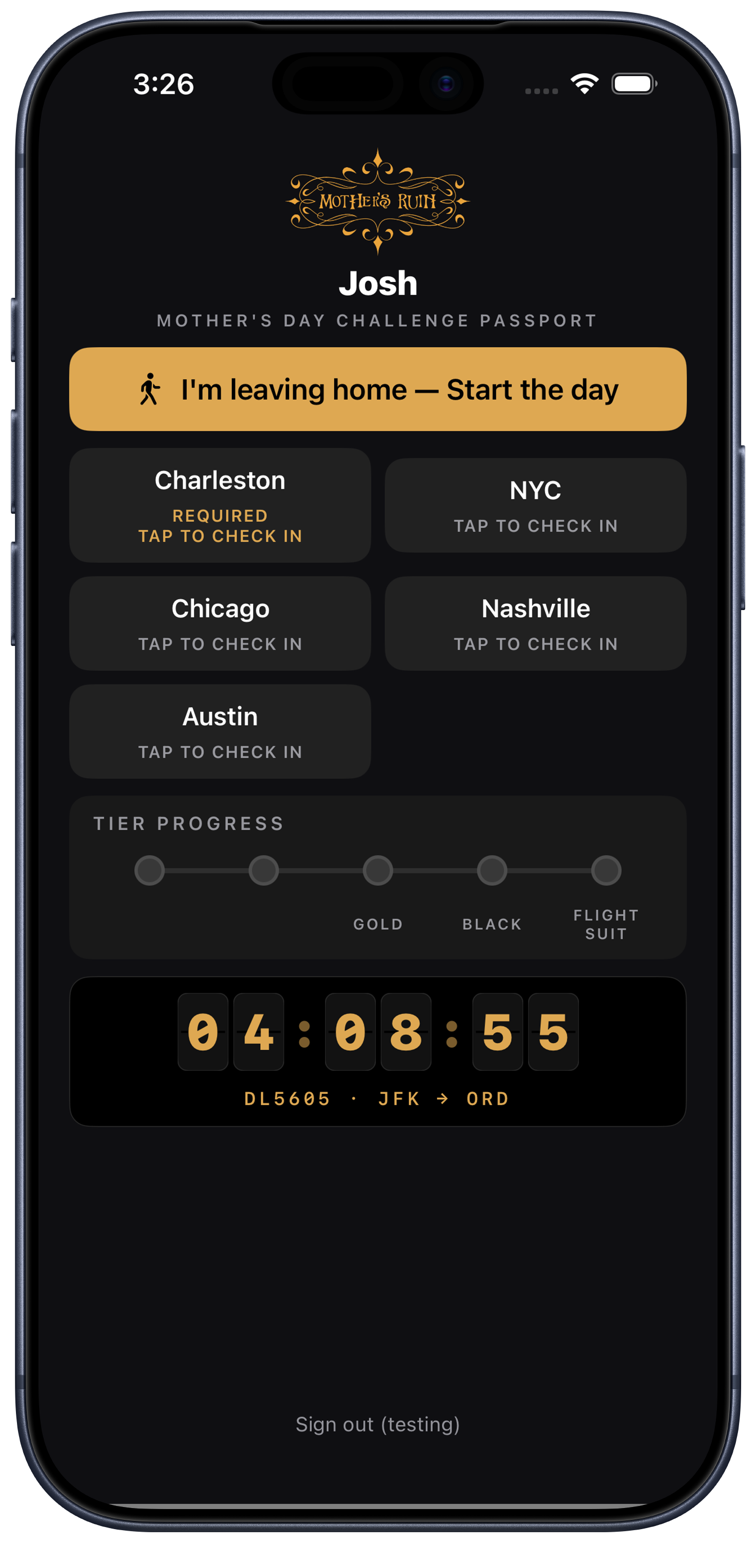 passport iOS app screenshot